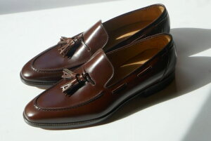 AUBERCYyI[xV[zMODEL@The tassel loafer Dorian A49 last, traditional Aubercy last /COL BURGUNDY/Annonay(AmlC)U[AUBERCYSA}[N^bZ[t@[