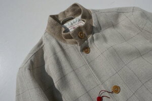 LUCIANO BARBERA�y���`�A�[�m�o���x���z MODEL�@MAN OUTERWEAR 118105/COL11/4�ҍ����n�iLINEN,SILK,WOOL,COTTON��)���F�T���h�x�[�W���n���J���y����BOMBER JKT�i����CLASSIC�{�^���d�l�j50�T�C�Y�̂݁I�I
