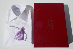 LEONARDO BUGELLI�y���I�i���h �u�W�F�b���z×SARTORIA FRANCESCO GUIDA�y�T���g���A�t�����`�F�X�R�O�C�_�z�R���{���f�� /DEADSTOCK��S.I.C.TESS.180`S 2PLY��WHITE�|�v�����n�x�b�g���[�i�i�����B�������āj�t