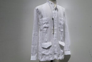 BARUC�y�o���N�z MODEL �@GUAYABERA 895101 ML/COL 01BIANCO/���n�C�J��-�t�����g4POCKET��LINIEN���O�A�W���x�[��GUAYABERA�L���[�o�V���c(�^�C�A�X�J�[�t�p�݃��[�v�t�j