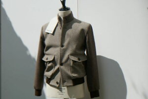 FRANK LEDER�y�t�����N���[�_�[�zMODEL RARE VINTAGE GARMENT FABRIC 03110001/COL 35/VINTAGE�h�C�c�����D�@��DEADSTOCK�E�[�����l���nBODY×�E�[��RIB�����i�����n�t���j�؂�ւ�DEADSTOCK���l�����C�j���O���@���X