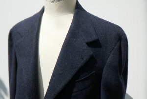 SARTORIA FRANCHINO FIRENZE�y�T���g���A�t�����L�[�m�t�B�����c�F�z MODEL FRG2/DEADSTOCK�pJAMES CROWTHER�l�C�r�[�E�[�����n�V���O��3B�T�C�h�x���c2�p�b�`�|�P�b�gJACKET