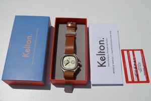 ���E100���萶�Y���f��CHAPAL×Kelton�y�V���p���z×�y�P���g���zMODEL Chronograph 1972/COL TAN/ST 1901�L�����o�[����CHAPAL�I���W�i���x�W�^�u���^���j�����U�[(���B���e�[�W�����b�J�[�d�グ)�X�g��