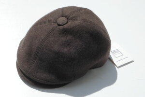 FEDELI�y�t�F�f�[���zMODEL FLATCAP ALAN CASHMERE FELT/COL FONDENTE/6�p�l��CASHMERE�J�V�~��FELT�u���E���n���`���O�L���b�v