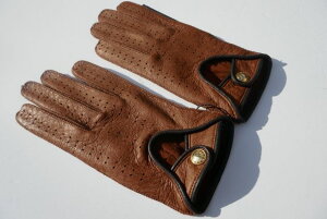 SARTORIA FRANCESCO GUIDA�y�T���g���A�t�����`�F�X�R�O�B�_�z×MAZZOLENI�y�}�b�c�H���[��zSPECIAL MODEL 16GLOVE /COL BROWN×GREEN/SLIM SHAPE�d�l(�w�����b�X����)�u���E��×GREEN�p�C�s���OSTRAP�t�m�[���C�j���O