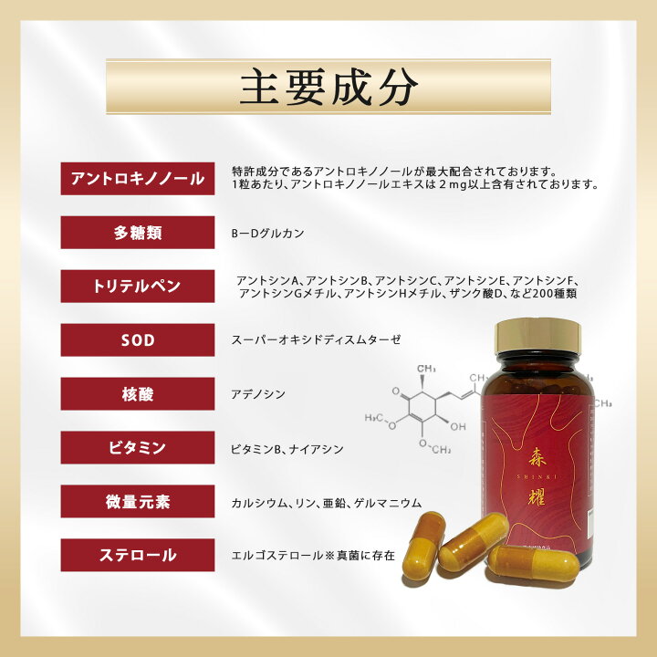 楽天市場】【1箱 (10日分) セット】 森耀 高濃度 アントロキノノール 