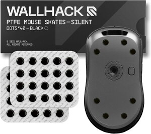 Wallhack PTFE �h�b�g �}�E�X�X�P�[�g, ���j�o�[�T���t�B�b�g, �u���b�N | �v���~�A�����j�o�[�T���}�E�X�X�P�[�g�B�z���E�K���X���p�b�h��ł̒����炩�Ȋ������B�X�s�[�h�ƃR���g���[������