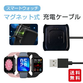 【ポイント20倍】スマートウォッチ 充電ケーブル マグネット式 QS16PRO用 Q9PRO DM01 磁気 USB充電器 ギフト