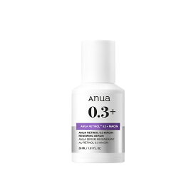 【ANUA公式】【レチノール0.3ナイアシンリニューイングセラム 30ml】美容液 セラム ビタミン レチノール ナイアシンアミド くすみトラブルケア ハリ キメ ニキビ 韓国コスメ アヌア anua