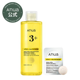★ポイントバック20%★【Anua公式】【ビタミン3 グルタチオンスパークリングトナー200ml】ビタミン グルタチオン 化粧水 美肌トーンケア 敏感肌 トラブルケア ブライトニング ハリ ツヤ肌 ニキビ 皮脂 毛穴 肌荒れ キメケア 化粧品 拭き取り