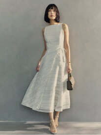 シアージャガードラップワンピース anuans アニュアンス ワンピース・ドレス ワンピース ホワイト【送料無料】[Rakuten Fashion]