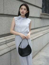【SALE／40%OFF】トリアセテートニュアンスネックワンピース anuans アニュアンス ワンピース・ドレス ワンピース ネイビー カーキグリーン【RBA_E】【送料無料】[Rakuten Fashion]