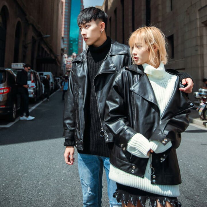 楽天市場】 レディース レザージャケット 革ジャン ライダース M 