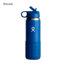 水筒 キッズ マグボトル ステンレスボトル ワンタッチ ストロー 付き 直飲み 【 Hydro Flask 20oz 591ml 】 ハイドロフラスク 子供 かわいい おしゃれ 保温 保冷 魔法瓶 BACK TO SCHOOL HYDRATION 20オンス KIDS WIDE