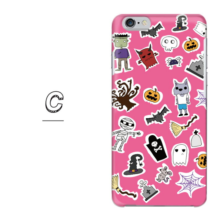 楽天市場 ケース スマホケース ハードケース 全機種対応 ハロウィン ゾンビ ゴースト ミイラ男 狼男 Iphone Xperia Galaxy Aquos Arrows Digno Huawei Zenfone らくらくフォン Android One Oppo Urbarno Disney Mobile Isai Basio Anve
