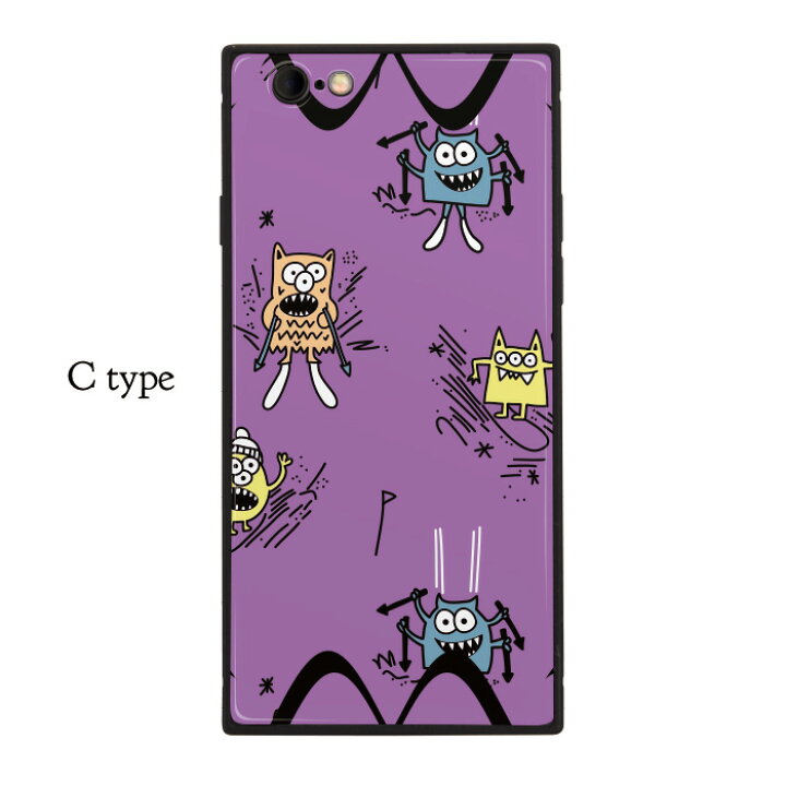 楽天市場 Iphone Se3 ガラスカバー ばい菌 ウイルス イラスト かわいい ポップ Iphone対応 ガラスケース スマホケース Tpu Iphone Xperia スマホケース の店 Anve