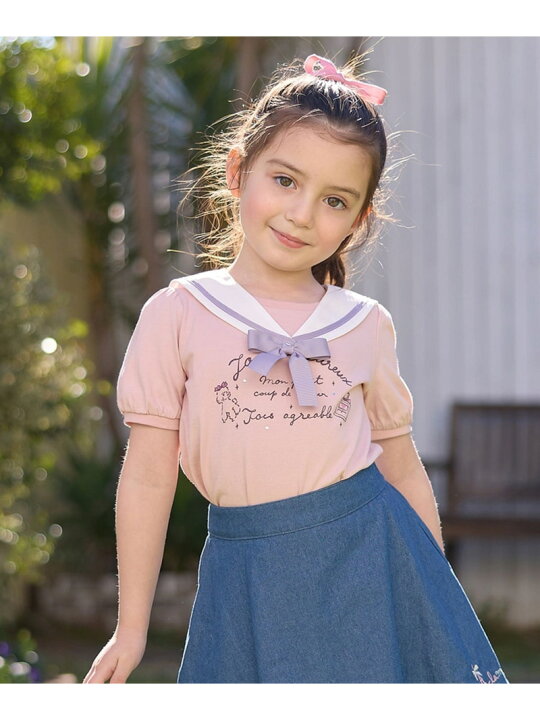 楽天市場】【SALE／20%OFF】セーラーカラー Tシャツ any FAM KIDS 