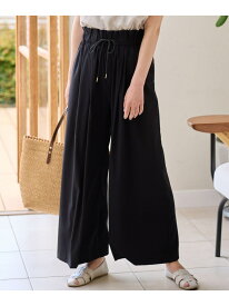 【SALE／30%OFF】【新色追加/ウエストゴム】清涼リラックスハイウエストパンツ ANY エニィ パンツ その他のパンツ グレー ブラック ブラウン【RBA_E】【送料無料】[Rakuten Fashion]