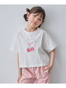 �y��100%�z�I�[�o�[�T�C�Y ����T�V���c ANY KIDS �G�j�B �g�b�v�X �J�b�g�\�[�ET�V���c �O���[ �z���C�g �s���N[Rakuten Fashion]