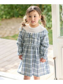 【SALE／50%OFF】チェックドッキングワンピース ANY KIDS エニィ ワンピース・ドレス ワンピース ピンク ブルー【RBA_E】[Rakuten Fashion]