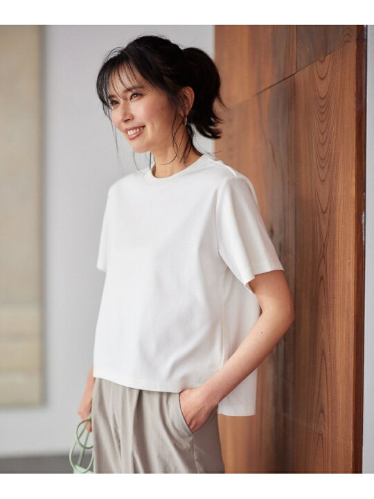 楽天市場】【接触冷感】クロップド丈半袖Tシャツ any FAM エニィファム  