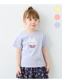 【SALE／30%OFF】【綿100%】ドロップショルダーミラクルスパンコールTシャツ ANY KIDS エニィ トップス カットソー・Tシャツ ブルー ピンク イエロー【RBA_E】[Rakuten Fashion]