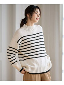 【SALE／50%OFF】ラムウールボトルネックプルオーバー ANY エニィ トップス ニット ブルー グリーン グレー ピンク ホワイト【RBA_E】[Rakuten Fashion]