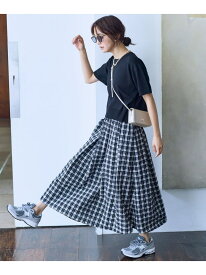 【SALE／30%OFF】【2SET】ニット×チェックスカートセット ANY エニィ ジャケット・アウター テーラードジャケット・ブレザー ブラウン ブルー【RBA_E】【送料無料】[Rakuten Fashion]