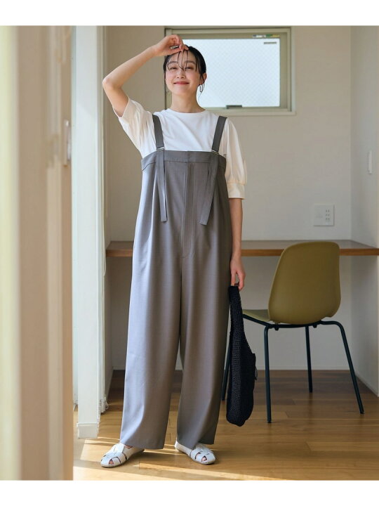 楽天市場】【SALE／50%OFF】イージーケアライトストレッチサロペット 