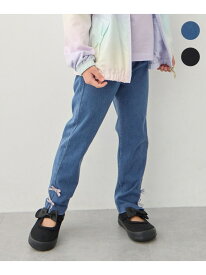 【SALE／30%OFF】ときめきストレッチ カットソーパンツ ANY KIDS エニィ パンツ その他のパンツ ブラック ブルー【RBA_E】[Rakuten Fashion]