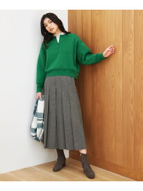 【SALE／50%OFF】【ウエストゴム】タックワイドパンツ ANY エニィ パンツ その他のパンツ グレー【RBA_E】[Rakuten Fashion]