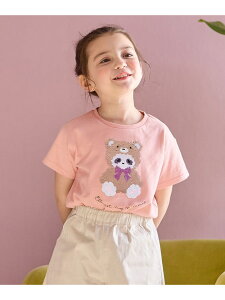 �ySALE�^30%OFF�z�~���N���X�p���R�[�� ���� T�V���c ANY KIDS �G�j�B �g�b�v�X �J�b�g�\�[�ET�V���c �O���[�� �s���N �p�[�v���yRBA_E�z[Rakuten Fashion]