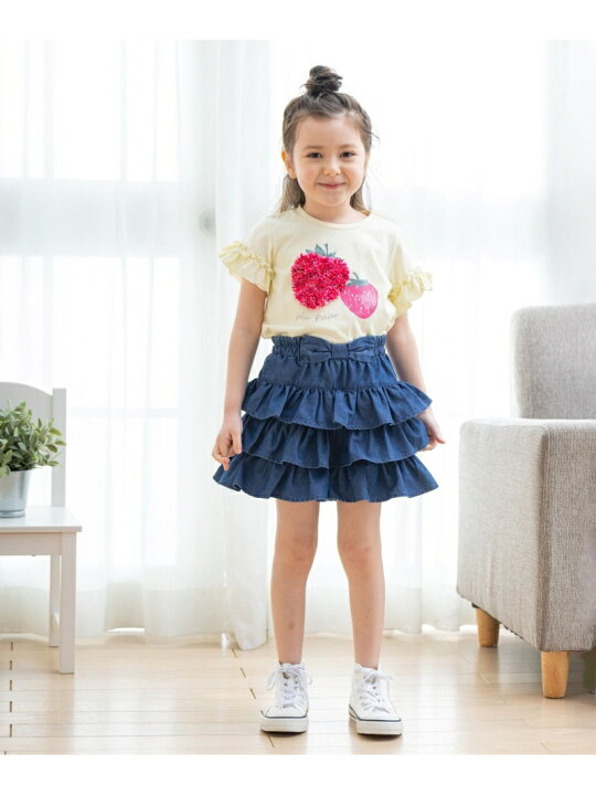 楽天市場】【SALE／50%OFF】デニムフリルキュロット ANY KIDS エニィ 