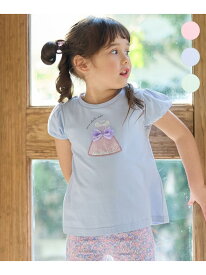 【SALE／30%OFF】しゃらしゃらモチーフ Tシャツ ANY KIDS エニィ トップス カットソー・Tシャツ グリーン ブルー ピンク【RBA_E】[Rakuten Fashion]