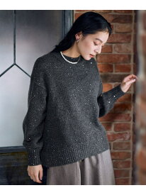 【SALE／30%OFF】スパンコールニット ANY エニィ トップス ニット グレー レッド ベージュ グリーン【RBA_E】[Rakuten Fashion]
