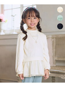 �ySALE�^30%OFF�z���N�� �l�b�N���X �g���[�i�[ ANY KIDS �G�j�B �g�b�v�X �X�E�F�b�g�E�g���[�i�[ �l�C�r�[ �O���[�� �z���C�g�yRBA_E�z[Rakuten Fashion]