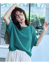 【SALE／30%OFF】ラミータッチオーバーニット ANY L エニィ トップス ニット ホワイト イエロー ブラック レッド ベージュ ブラウン【RBA_E】[Rakuten Fashion]