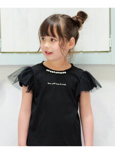 �ySALE�^30%OFF�z�Ђ���N�[�� �p�[��T�V���c ANY KIDS �G�j�B �g�b�v�X �J�b�g�\�[�ET�V���c �s���N �z���C�g �u���b�N �O���[���yRBA_E�z[Rakuten Fashion]