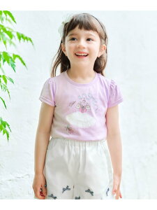�ySALE�^30%OFF�z�Ђ���N�[�� �A�b�v���PT�V���c ANY KIDS �G�j�B �g�b�v�X �J�b�g�\�[�ET�V���c �z���C�g �p�[�v�� �l�C�r�[ �s���N�yRBA_E�z[Rakuten Fashion]