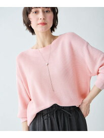 【SALE／50%OFF】アクリルガーターニット ANY エニィ トップス ニット グリーン ブルー シルバー ピンク ベージュ グレー【RBA_E】[Rakuten Fashion]