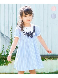【SALE／20%OFF】セーラーワンピース ANY KIDS エニィ ワンピース・ドレス ワンピース ブルー ピンク【RBA_E】【送料無料】[Rakuten Fashion]