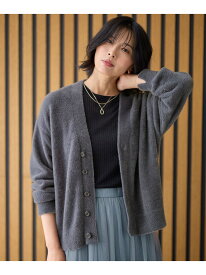 【SALE／30%OFF】【洗濯機可】フェザーニットカーディガン any FAM L エニィファム トップス カーディガン グレー ベージュ ブルー ブラウン【RBA_E】[Rakuten Fashion]