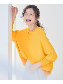【SALE／30%OFF】クールタッチボクシーニット ANY エニィ トップス ニット グリーン ネイビー イエロー ホワイト【RBA_E】[Rakuten Fashion]