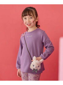 【SALE／20%OFF】裏シャギー ポシェット トレーナー any FAM KIDS エニィファム トップス スウェット・トレーナー ネイビー【RBA_E】[Rakuten Fashion]