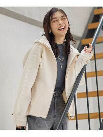 【SALE／30%OFF】ダンボールWジップパーカー ANY エニィ ジャケット・アウター その他のジャケット・アウター ベージュ グレー【RBA_E】【送料無料】[Rakuten Fashion]