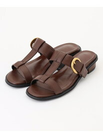 【SALE／40%OFF】Iラインバックルサンダル ANY エニィ シューズ・靴 サンダル ブラウン ブラック【RBA_E】[Rakuten Fashion]