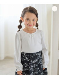 【SALE／20%OFF】襟なしカットソーブラウス ANY KIDS エニィ トップス カットソー・Tシャツ ホワイト【RBA_E】[Rakuten Fashion]