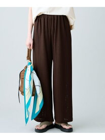 【SALE／30%OFF】レーシージャカードパンツ ANY エニィ パンツ その他のパンツ ブラック ベージュ ブラウン【RBA_E】[Rakuten Fashion]