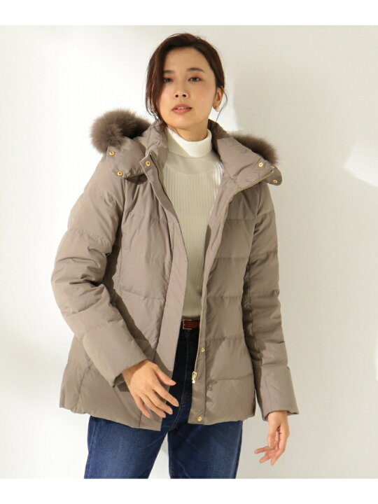 楽天市場】【SALE／50%OFF】【洗える】フォックスファーダウンコート 