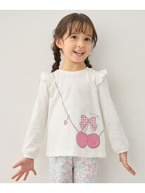 【SALE／20%OFF】【WEB限定】7days プリント 長袖Tシャツ ANY KIDS エニィ トップス カットソー・Tシャツ ホワイト ピンク パープル ネイビー【RBA_E】[Rakuten Fashion]